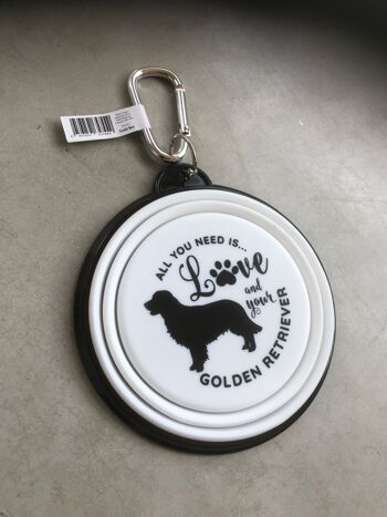 Bol pour animaux Golden Retriever 1