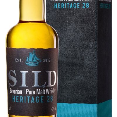 SILD Whisky bávaro puro de malta HERITAGE 28 con 42% 700 ml