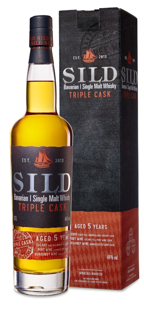 SILD Bavarian Single Malt Whisky TRIPLE CASK 44% 700 ml