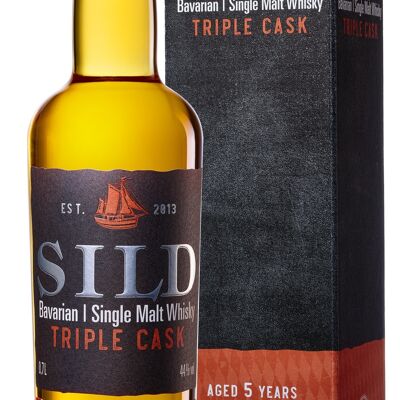 SILD Whisky Bávaro Single Malt TRIPLE BARRIL 44% 700 ml