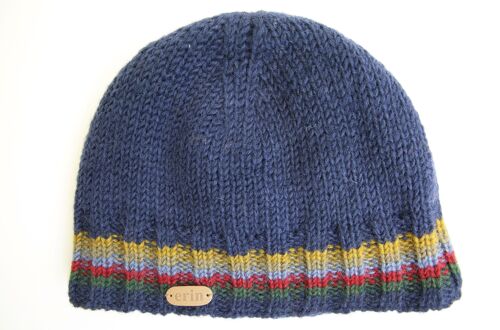 PK1811 Rib Pullon Hat Dark Blue