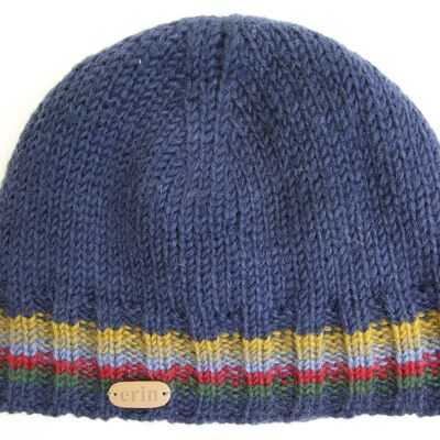 PK1811 Rib Pullon Hat Dark Blue