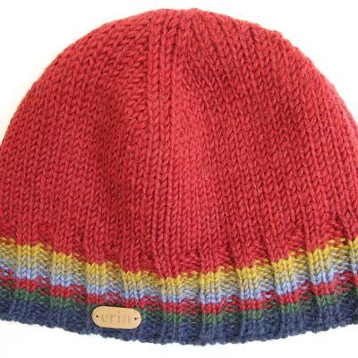 PK1811 Rib Pullon Hat Red