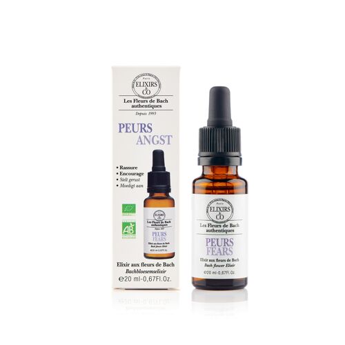 Elixirs combinés compte goutte - Peurs 20mL