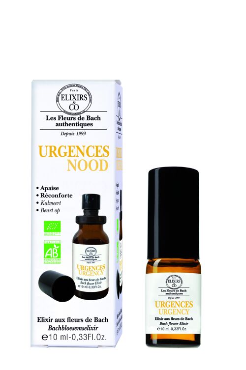 Elixirs combinés compte goutte - Urgences 10mL