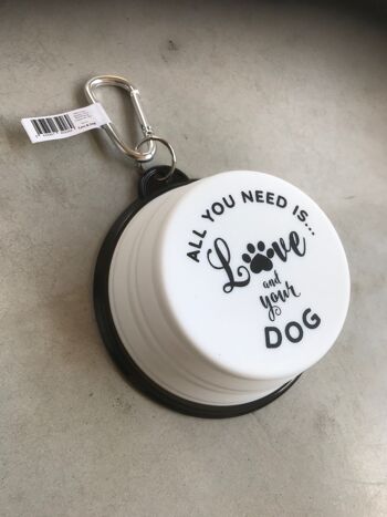 Tout ce dont vous avez besoin est l'amour et un bol pour chien 2