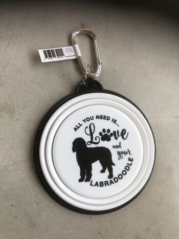 Bol pour animaux Labradoodle 1