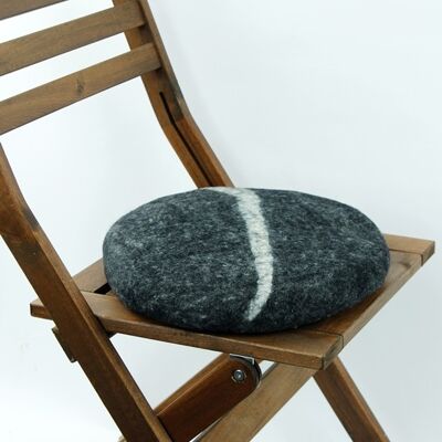 Felt seat cushion stone thick 7.1-7.2 anthracite