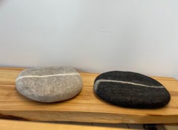 Coussin d'assise feutre pierre épais 7.1-7.2 gris 2