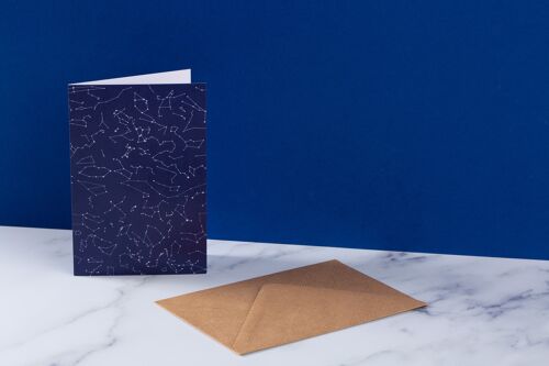 Constellation card navy