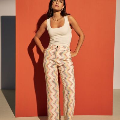 Ada printed trousers