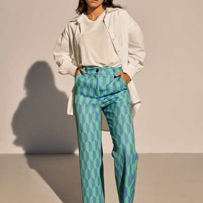 Selene printed trousers