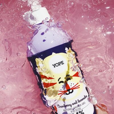 YOPE Shower Gel for Kids Cranberry & Lavender