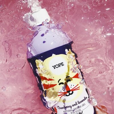 YOPE Shower Gel for Kids Cranberry & Lavender