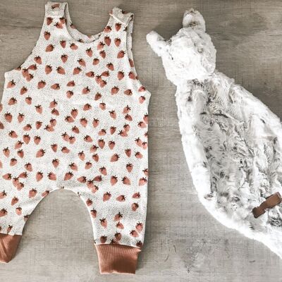 Strawberry dungarees