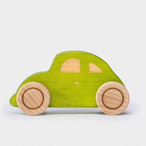Wooden Car Beetle - Green
