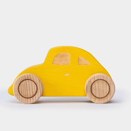 Wooden Car Beetle - Yellow