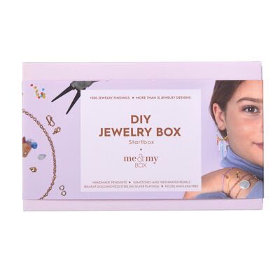 Startbox Box No 1 - Classic basic jewelry parts and multicolored beads