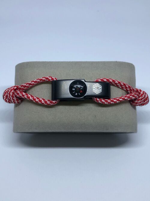 Bracelet CAP 2 Rouge et Blanc