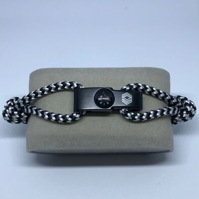 Bracelet CAP 2 Blanc et Noir