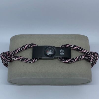 Bracelet CAP 2 Rose et Noir