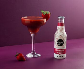 Daiquiri aux fraises – Cocktail RTD en bouteille 2