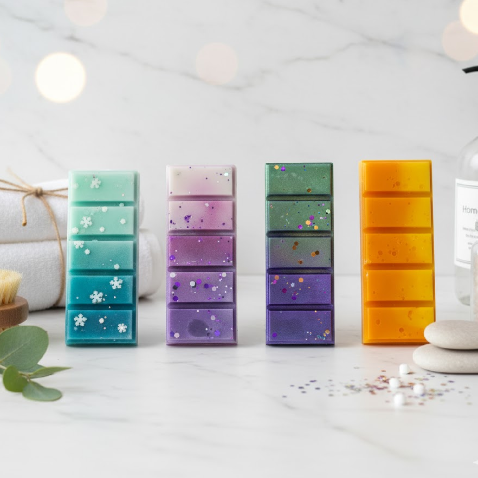 50 x Home, Laundry & Fresh Wax Melts Snap Bar Bundle