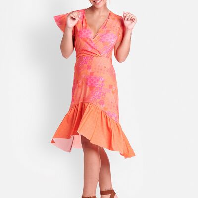 Dragonflies Wrap Dress