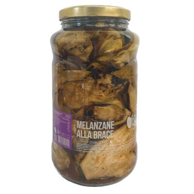 Vegetables - Melanzane alla brace - Braised eggplant in sunflower oil (2800g)
