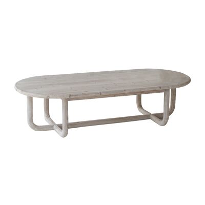 PINE COFFEE TABLE
 RECYCLED 160X70XH40CM
 KRISTEN