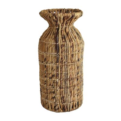 Vase décoratif en fibres
 d'abaca d25xh60cm
 lina