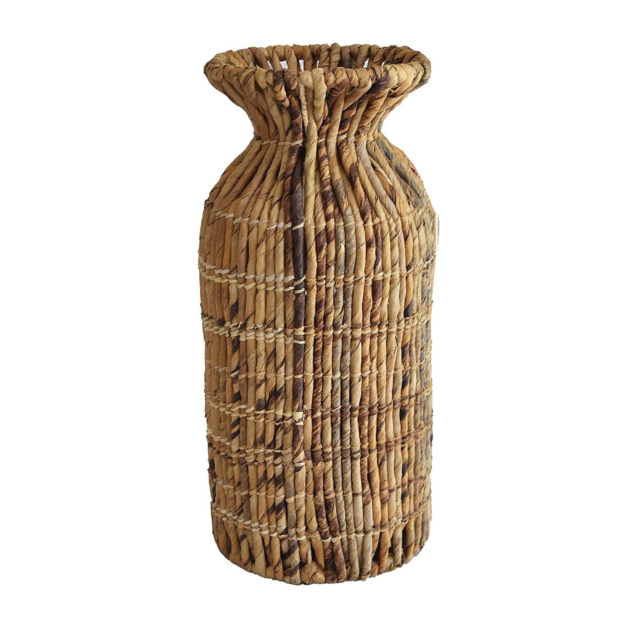 VASO DECORATIVO IN FIBRA
 DI ABACA D25XH60CM
 LINA