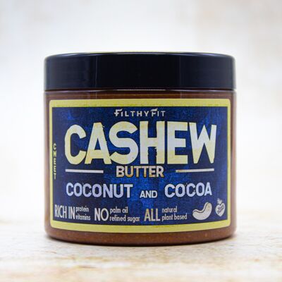 Cashewbutter mit Kokosnuss und Kakao 190g