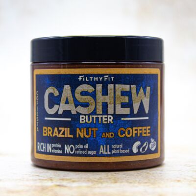 Mantequilla de anacardo con nuez de Brasil y café