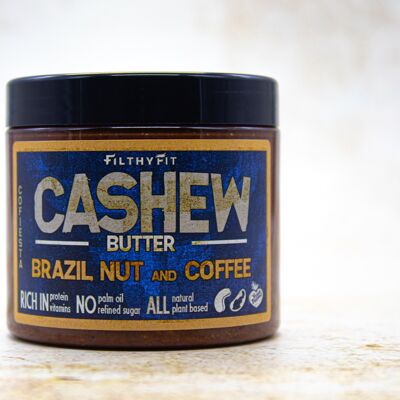 Cashew butter with brazil nut and coffee