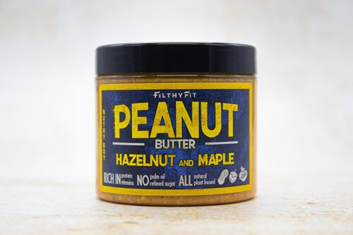 Peanut butter with hazelnut and maple syrup 190g