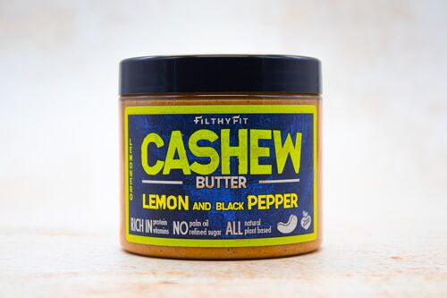 Cashew butter with lemon and black pepper 190g