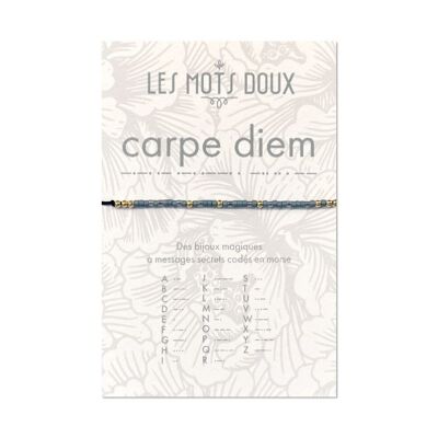 Bracciale Codice Morse Pastel Carpe Diem Duck Oro Blu