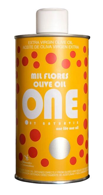 ONE MIL FLORES 500 ml d'huile d'olive extra vierge 1