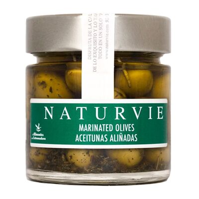 Marinierte Gourmet-Oliven im Glas