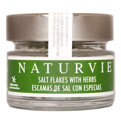 Gourmet Jar Salt Flakes with Spices