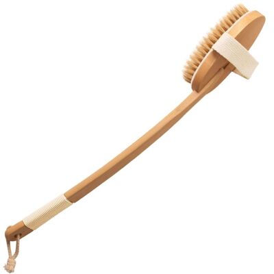 YÙ dry brush with handle, pure natural bristle