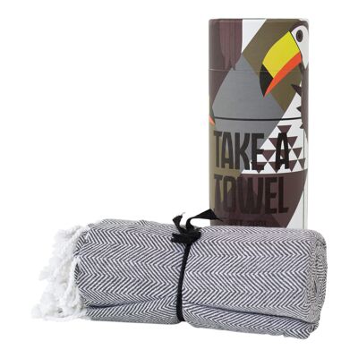 Hamamdoek - Nehmen Sie ein Handtuch - Saunadoek - 100x180cm - 100% Katoen - Pestemal - TAT 4-1
