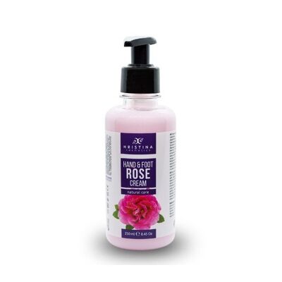 Crema de Manos y Pies con Aceite de Rosa de Bulgaria, 250 ml