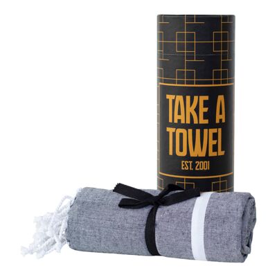 Nehmen Sie ein Handtuch Hamamdoek zwart goud TAT 5-1