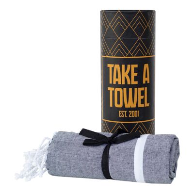 Nehmen Sie ein Handtuch Hamamdoek zwart goud TAT 5-2