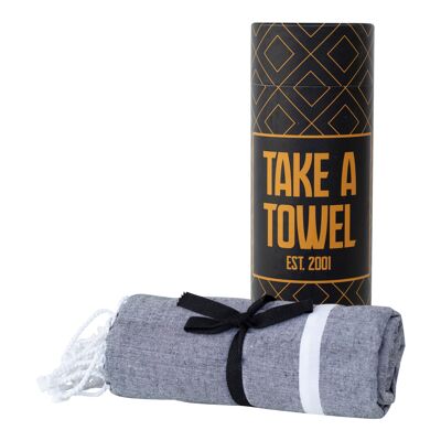 Nehmen Sie ein Handtuch Hamamdoek zwart goud TAT 5-3