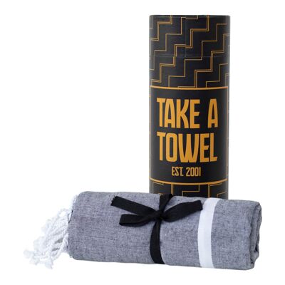 Nehmen Sie ein Handtuch Hamamdoek zwart goud TAT 5-6
