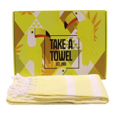 Nehmen Sie ein Handtuch Hamamdoek Geel Toekan TAT 4A-3