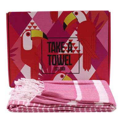 Nehmen Sie ein Handtuch Hamamdoek rozeToekan TAT 4A-5